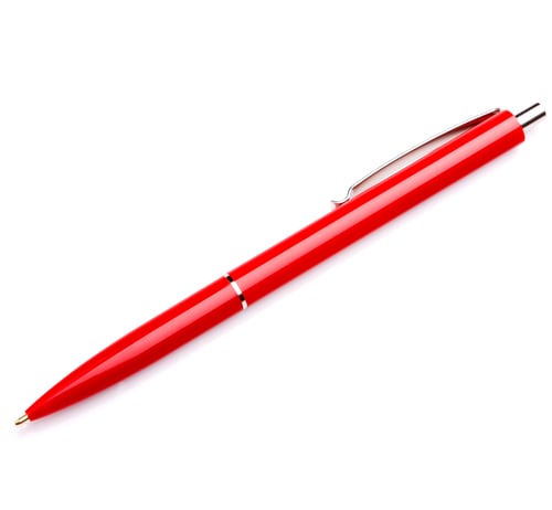 Preview: Ballpoint pen isolated on white background cutout