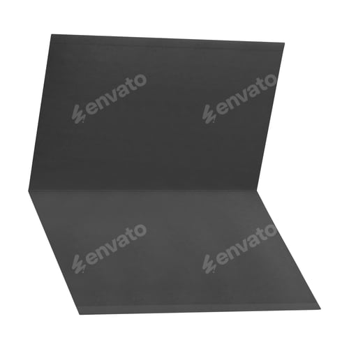 Preview: Open dark folder isolated
