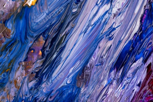 Preview: Swirling Purple and Blue Abstract Paint Background