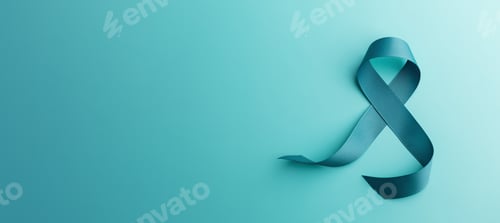 Preview: Ovarian and Cervical Cancer Awareness. a Teal Ribbonin .Uterus, Female Reproductive System