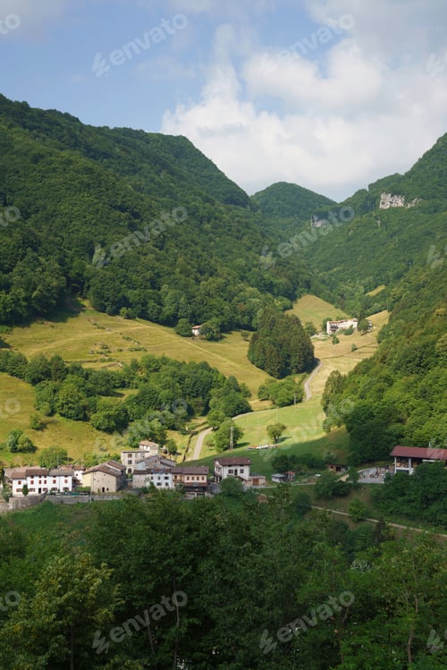 Preview: Landscape in Lessinia near Selva di Progno
