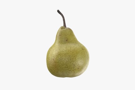 Preview: Realistic Green Pear with Stem
