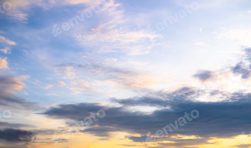 Preview: Sunset blur nature summer background