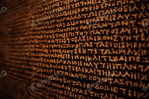 Preview: Rosetta Stone, Ancient Stele Inscribed Three Scripts,Key To Egyptian hieroglyphs