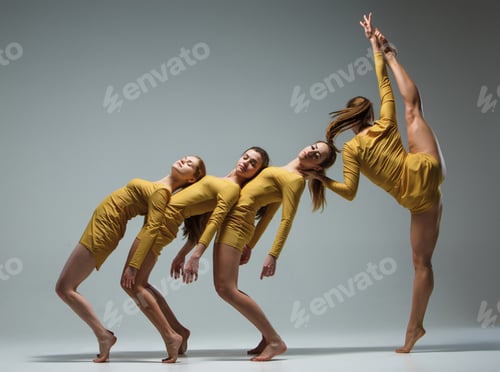 Preview: The Group Of Modern Ballet Dancers