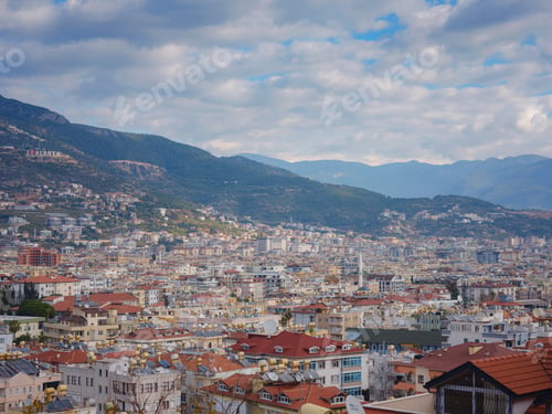 Preview: Alanya, turkey, winter walk by mediterranean sea