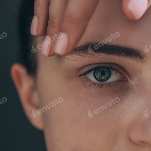 Preview: Part human body. Female body. Portrait of girl. Tiny human