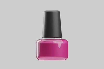 Preview: Magenta nail polish bottle
