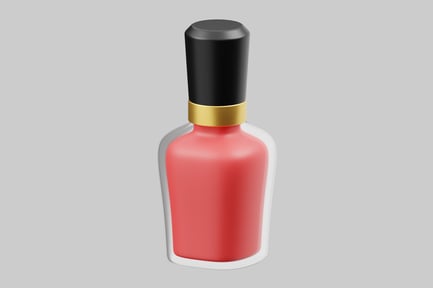 Preview: Coral shade nail polish bottle