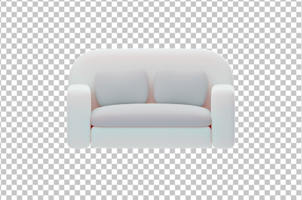 Preview: Sofa 3D Icon