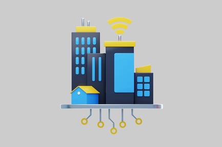 Preview: Modern city techscape