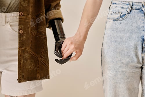 Preview: Lovely lesbian couple holding hands