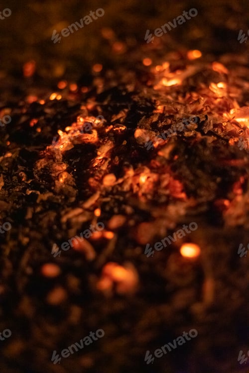 Preview: burning ashes texture with a big contrast