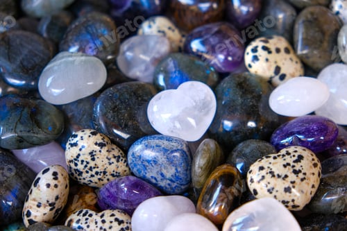 Preview: Variety of Polished Gemstones for Healing and Collection Purposes