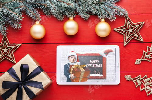 Preview: Beautiful Celebratory Christmas Background. New Year'S Holidays. Christmas Holidays. Beautiful