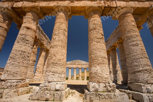 Preview: Columns of the Temple of Segesta in Sicily.
