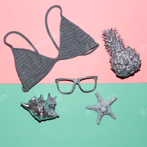Preview: Swimsuit top and glasses Summer Vacation time