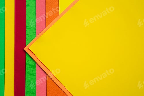 Preview: Yellow Paper Background, Multicolor Grunge Vintage Full Template Summer