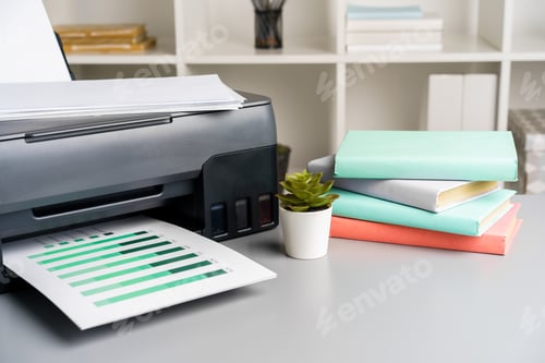 Preview: Photocopier machine for document printing in the office