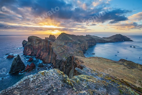 Preview: Madeira Island landscape. Ponta do Sao Lourenco. Madeira, Portugal