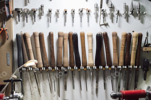 Preview: Cabinetmaker tools placed in his workshop