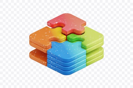 Preview: Stacked Puzzle Layers