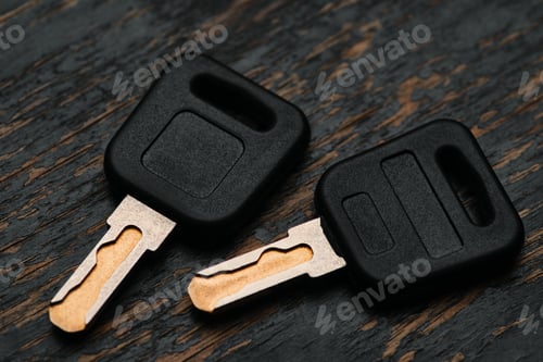 Preview: The keys on the rustic floor