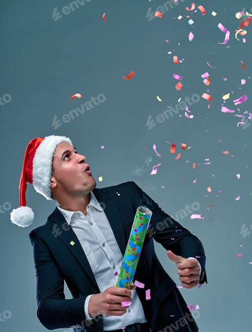 Visualização: homem de ano novo