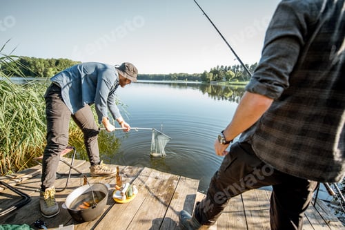 Preview: Fisherman catching fish