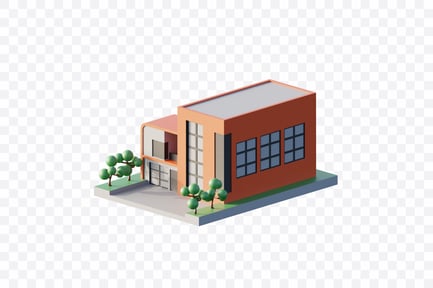 Preview: Isometric House Building