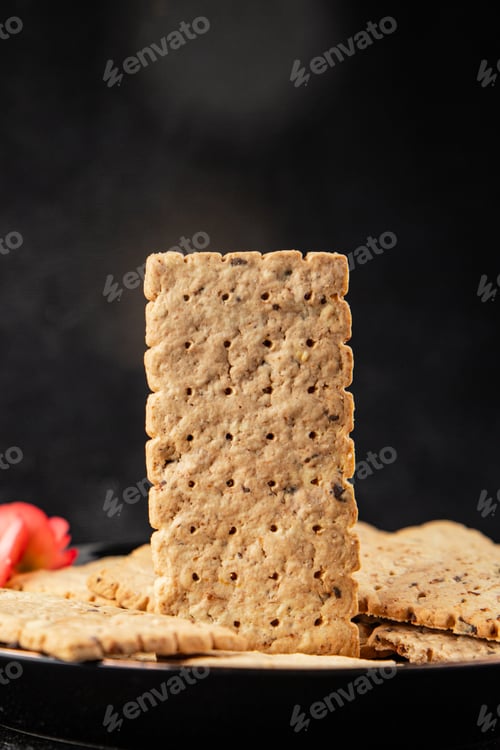 Preview: cracker whole grain healthy food durum wheat cookies tasty snack fresh gourmet food