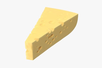 Vista previa: Cuña clásica de queso suizo