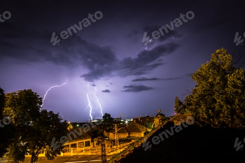 Preview: Beautiful shot of lightning