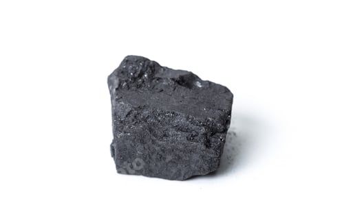 Preview: Natural wood charcoal Isolated on white