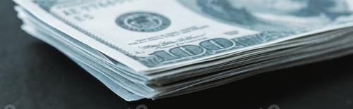 Preview: Close Up of Stacked Hundred Dollar Bills