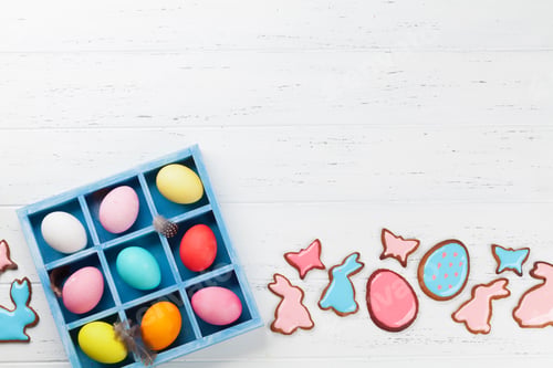 Preview: Easter gingerbread cookies and eggs