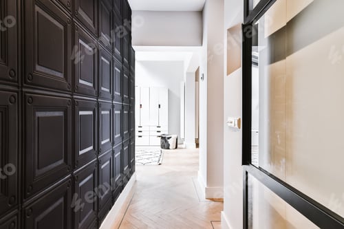 Preview: Modern corridor in light apartment
