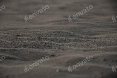 Preview: Sand beach wavy texture pattern background space for copy grey