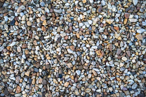 Preview: there is gravel that appears to be laying on the ground