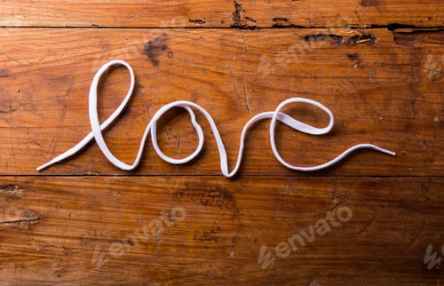 Preview: Love composition. Studio shot.