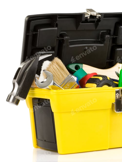 Preview: set of tools in toolbox