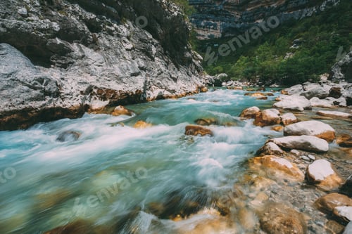 Preview: Mountain River. Scenic View Of Verdon River In France
