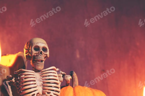 Preview: picture of Halloween concept, vintage filter image