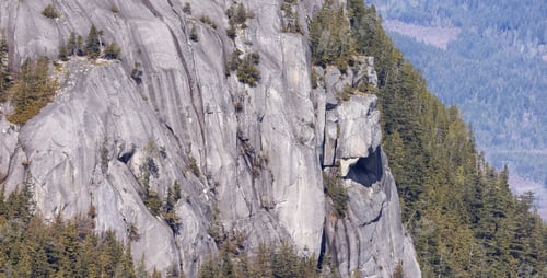 Preview: Rocky cliffs on Chief Mountain in Squamish, BC, Canada