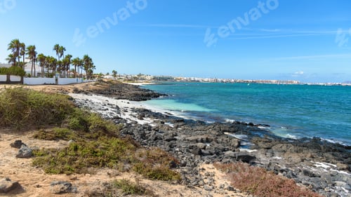 Preview: Built-up coast in Corralejo on Fuerteventura