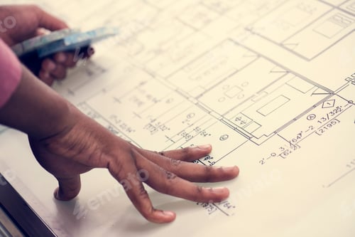 Preview: Close up of hands working on paperwork