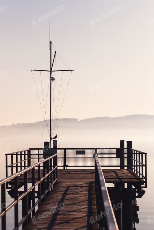 Preview: Sunrise at Bodensee lake in Germany