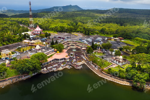 Preview: The Ganga Talao Temple in Grand bassin, Savanne, Mauritius