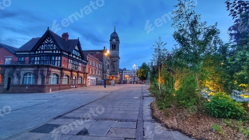 Preview: Derby Register Office on the street at night