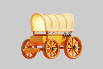 Aperçu: Actif de jeu Covered Wagon